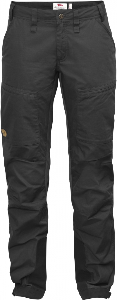 fjellreven abisko lite trekking bukse dame - dark grey