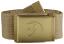 fjellreven canvas brass belt 4cm - sand