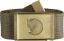 fjellreven canvas brass belt 4cm - taupe
