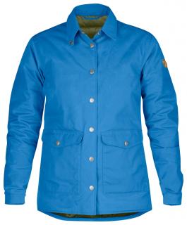 fjellreven down shirt jacket no. 1 dame - un blue