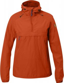 fjellreven high coast wind anorakk dame - flame orange