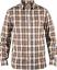fjellreven sarek flannel shirt ls - rust
