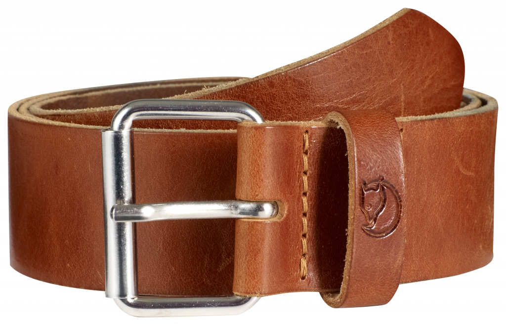 fjellreven singi belt 4 cm. - leather cognac