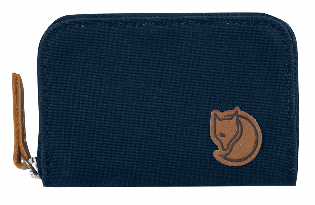 fjellreven zip card holder - navy