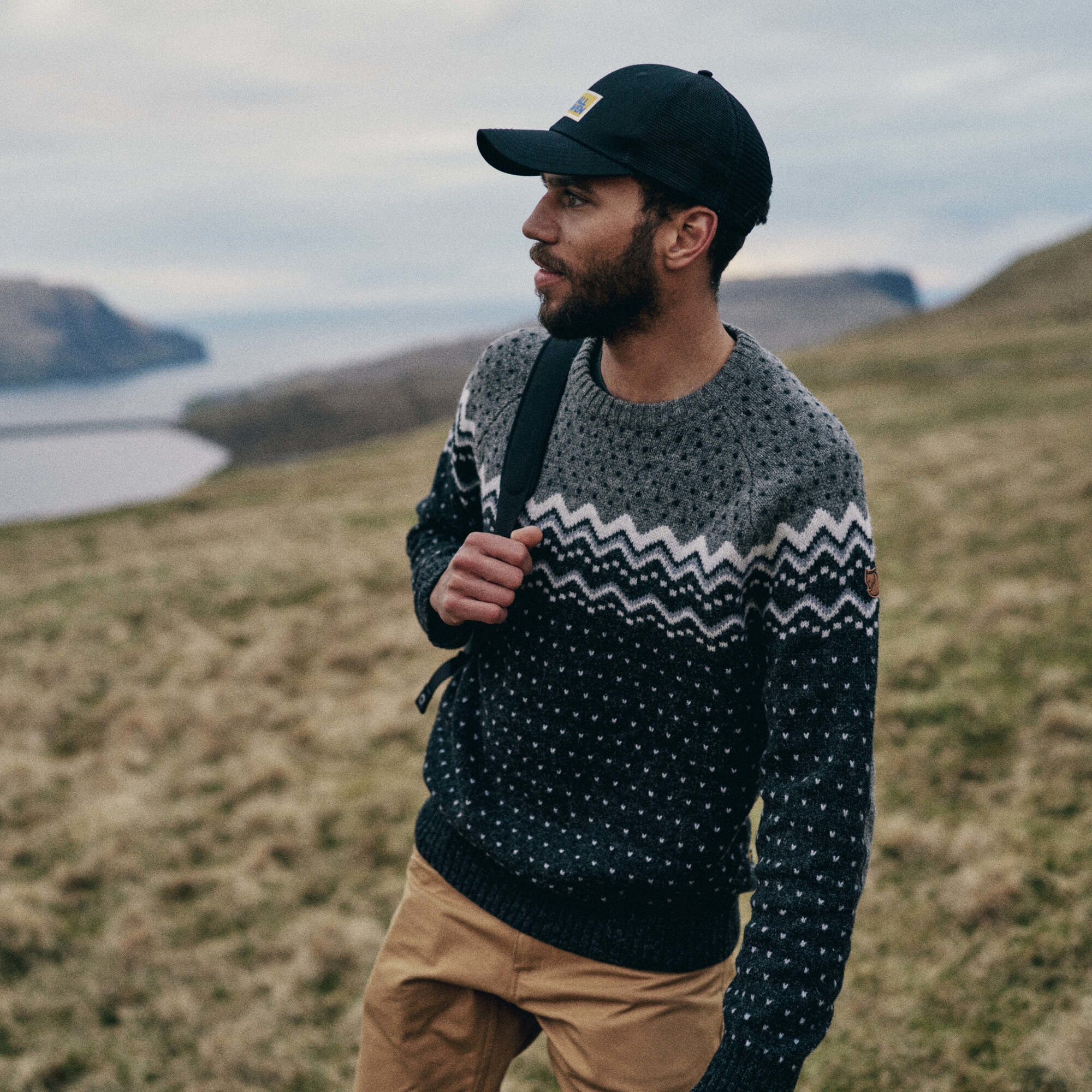 Fjällräven Övik Knit Sweater Herre - Image 12