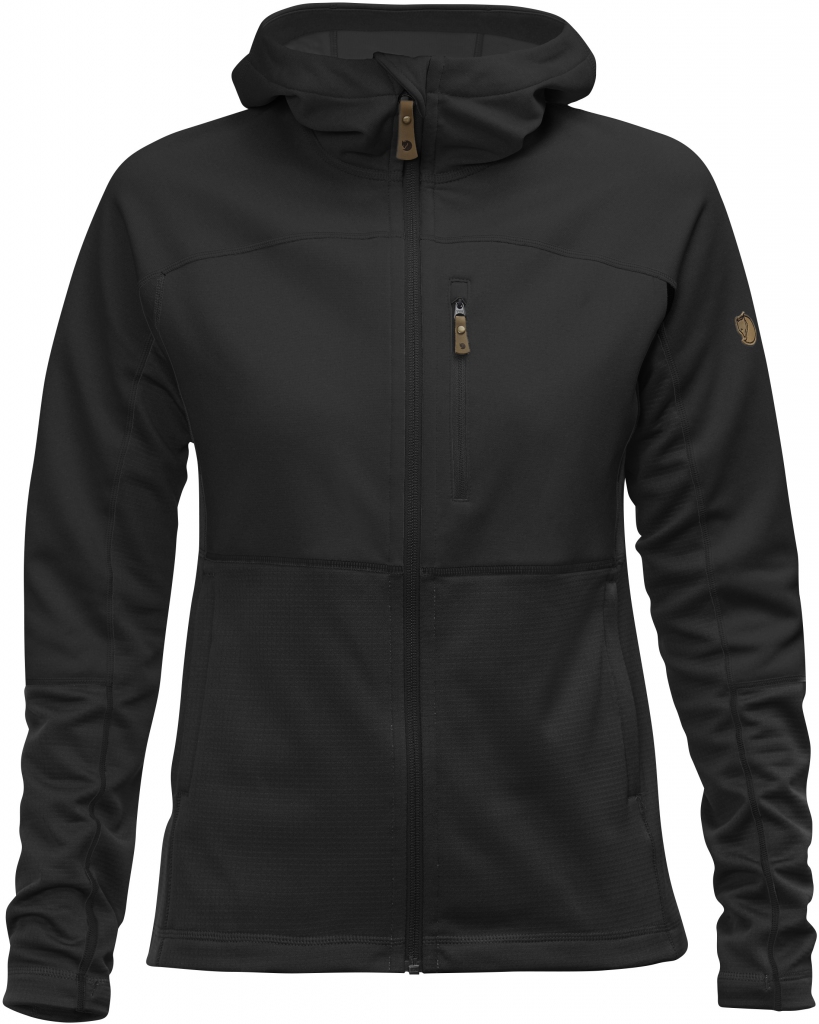 fjellreven abisko trail fleece dame - black