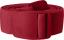 fjellreven keb trekking belt - deep red