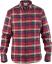 fjellreven singi heavy flannel shirt - deep red