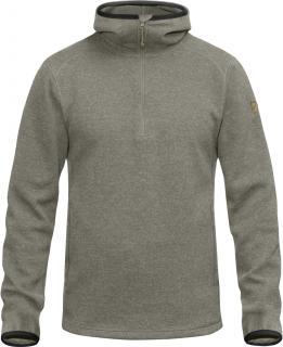 fjellreven high coast wool hoodie - fog