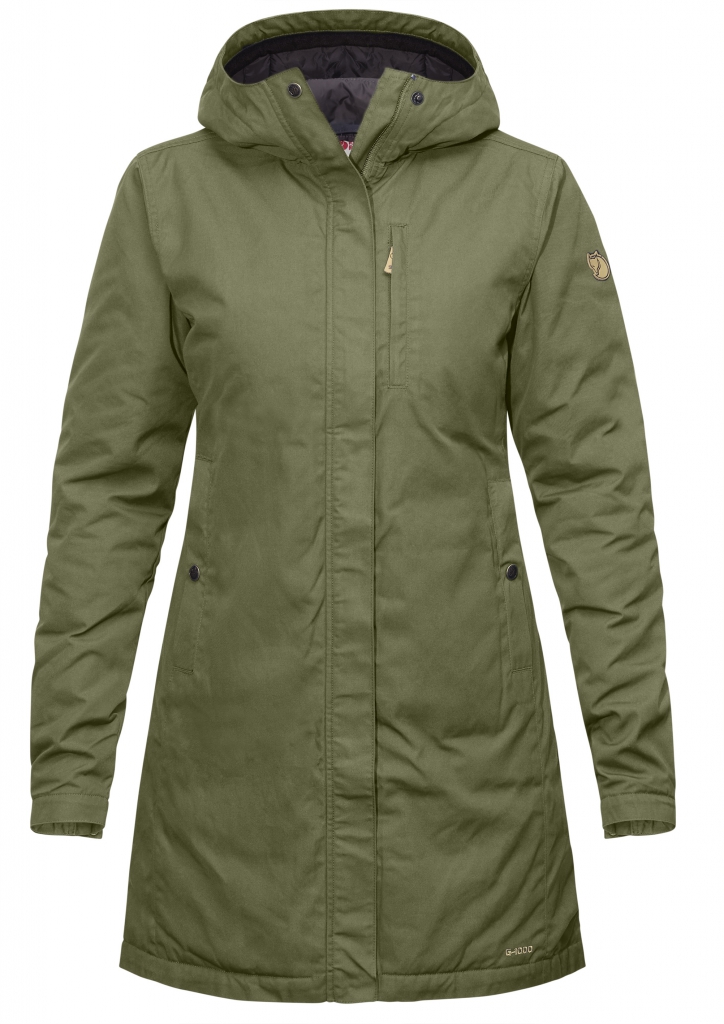 fjellreven kiruna padded parka dame - green
