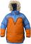 fjellreven polar parka - un blue - burnt orange