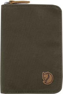 fjellreven passport wallet - dark olive