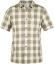 fjellreven high coast big check shirt ss - chalk white