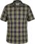 fjellreven high coast big check shirt ss - savanna