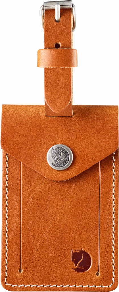 fjellreven leather luggage tag - leather cognac
