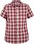 fjellreven Övik check shirt ss dame - plum