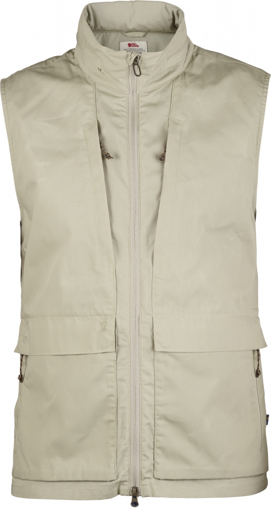 fjellreven travellers vest - limestone