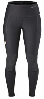 fjellreven abisko trekking tights dame - black
