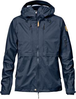fjellreven keb eco-shell jakke dame - dark navy