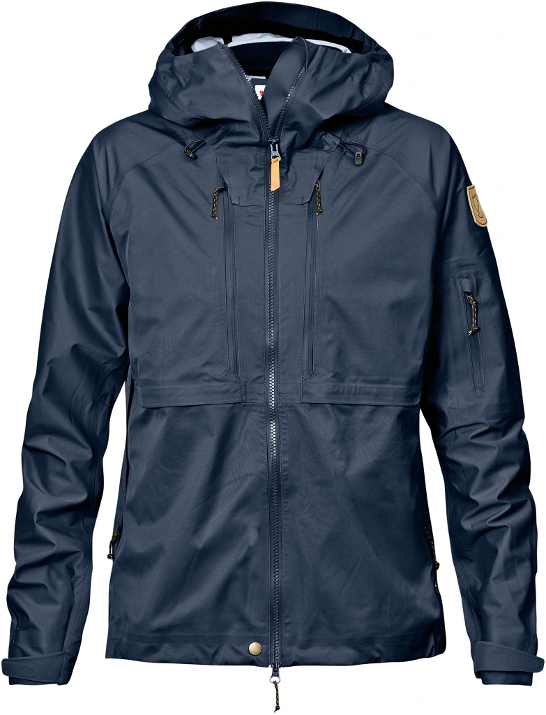 fjellreven keb eco-shell jakke dame - dark navy