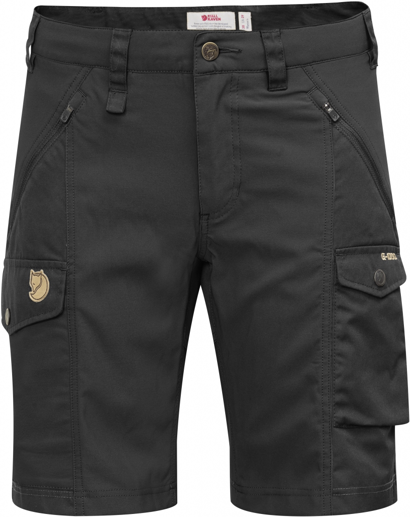 fjellreven nikka shorts curved - black