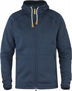 fjellreven Övik fleece hoodie - navy