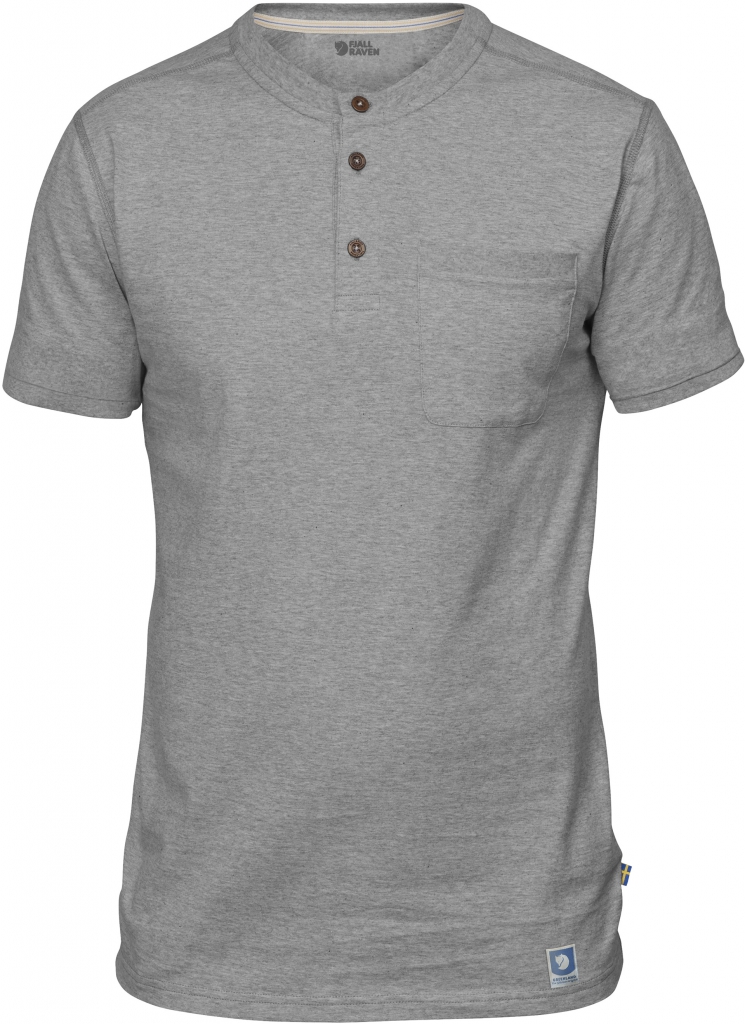 fjellreven greenland buttoned ss herre - grey