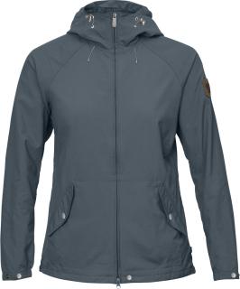 fjellreven greenland wind jacket dame - dusk