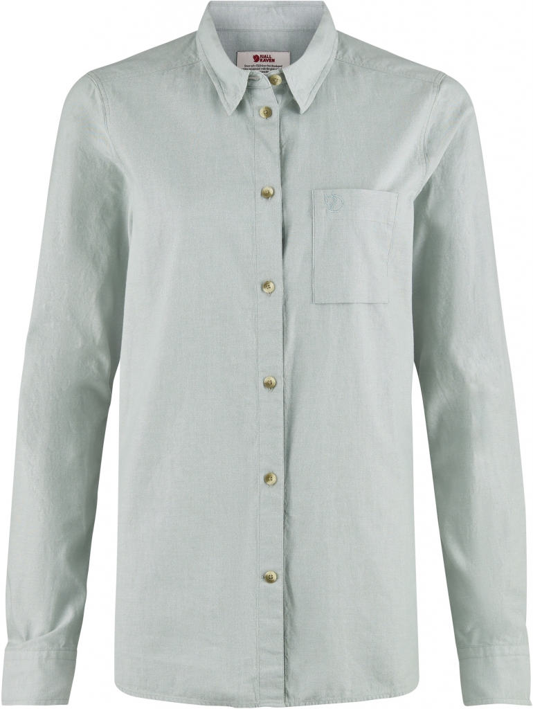 fjellreven Övik chambray shirt ls dame - ocean mist