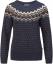 fjellreven Övik knit sweater dame - dark navy