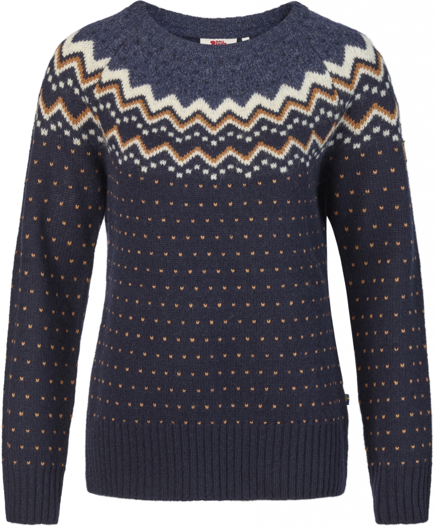 fjellreven Övik knit sweater dame - dark navy
