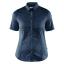 fjellreven high coast stretch shirt ss dame - navy