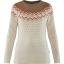 fjellreven Övik knit sweater dame - terracotta pink