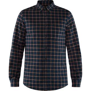 fjellreven Övik flannel shirt herre - dark navy