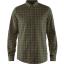 fjellreven Övik flannel shirt herre - deep forest