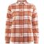 fjellreven Övik heavy flannel shirt dame - terracotta pink