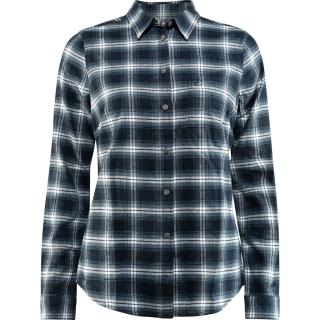 fjellreven Övik flannel shirt dame - dark navy