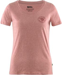 fjellreven 1960 logo t-shirt dame - raspberry red - melange