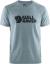 fjellreven fjällräven logo t-shirt herre - uncle blue - melange