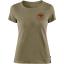 fjellreven forever nature badge t-shirt dame - light olive