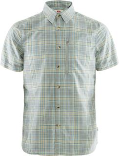 fjellreven abisko hike shirt ss herre - shark grey
