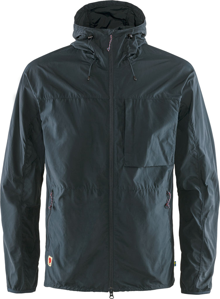 fjellreven high coast wind jacket herre - navy