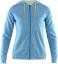 fjellreven high coast lite hoodie dame - river blue