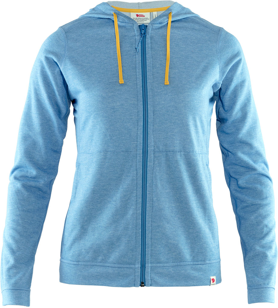 fjellreven high coast lite hoodie dame - river blue