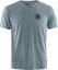 fjellreven 1960 logo t-shirt herre - uncle blue - melange