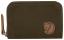 fjellreven zip card holder - dark olive