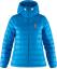 fjellreven expedition pack down hoodie dame - un blue