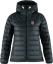 fjellreven expedition pack down hoodie dame - black
