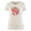 fjellreven arctic fox print t-shirt dame - chalk white