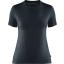fjellreven abisko wool ss dame - dark navy
